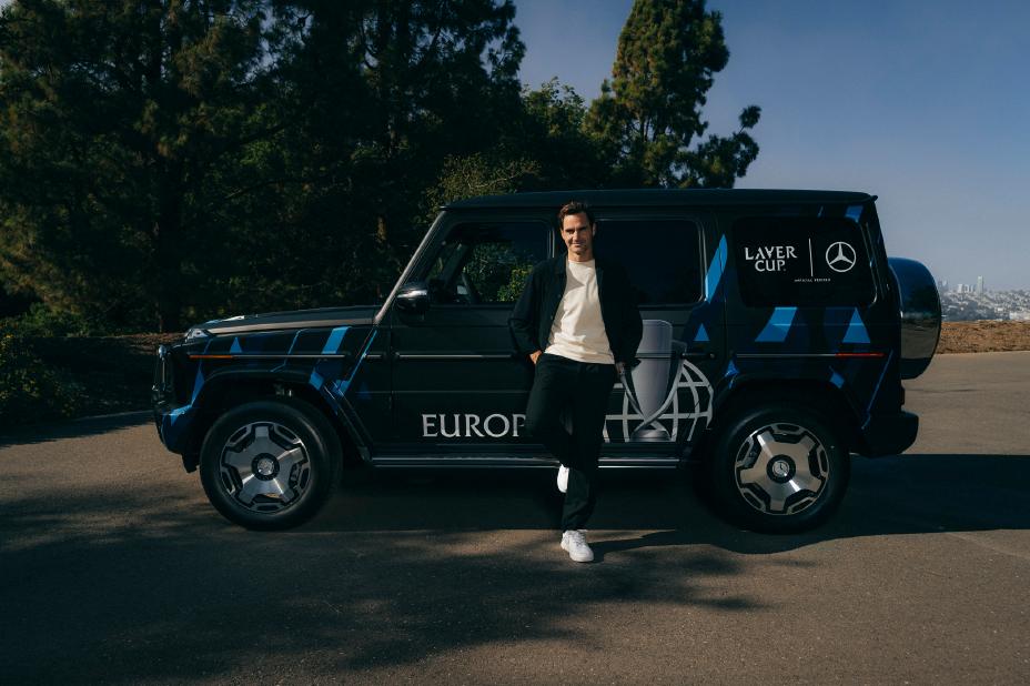 Mercedes-Benz, Roger Federer and the Laver Cup celebrate the opening of refurbished public tennis courts ahead of the Laver Cup 2025